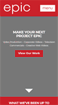 Mobile Screenshot of epicproductionsllc.com